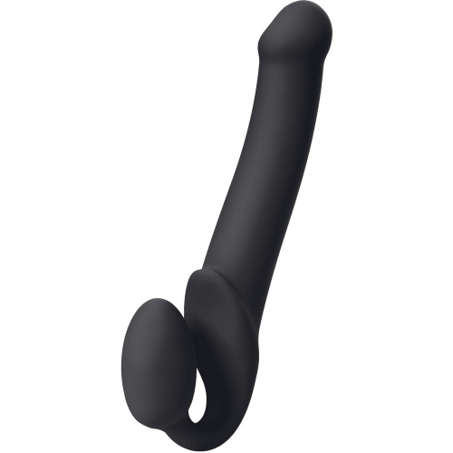 Безременний страпон без вібрації чорного кольору Strap On Me Strapless - 1