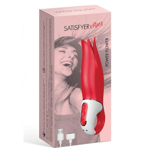 Вибратор вагинальный для клитора Лепесток Satisfyer Vibes Power Flower 12 - 5