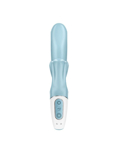 Вибратор с отростком для клитора голубого цвета Satisfyer Love Me - 4
