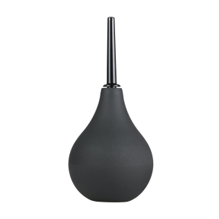 Анальный душ перед сексом силиконовый черный Easytoys Black Anal Douche medium