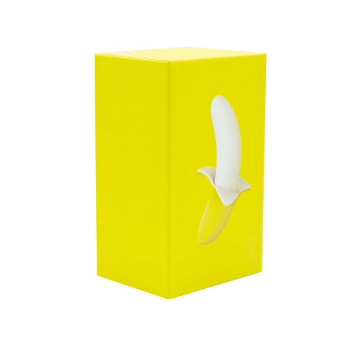 Вибратор для точки G и для клитора водонепроницаемый желтый Banana Bliss Mini Silicone Vibrator 10 режимов вибрации - 7