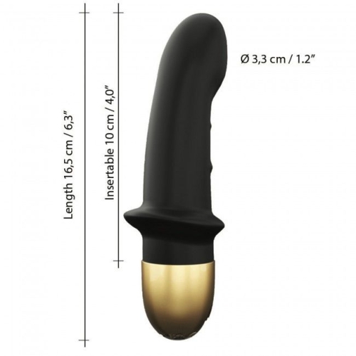 Вибратор для точки G и массажа простаты черный Dorcel Mini Lover 2.0 - 5