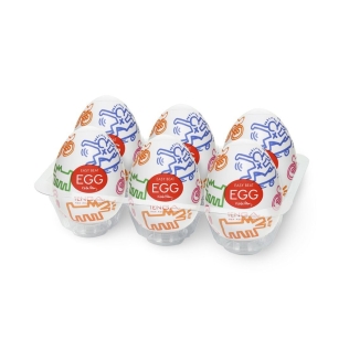 Набір яйце мастурбаторів Tenga Keith Haring EGG Street Тенга
