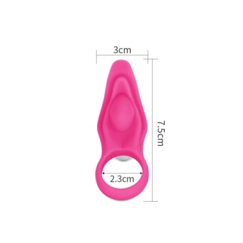 Эрекционное силиконовое виброкольцо розовое Power Stamina Lovetoy - 2