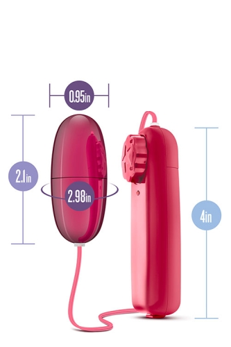 Віброяйце водонепроникне червоне B YOURS POWER BULLET CERISE - 4