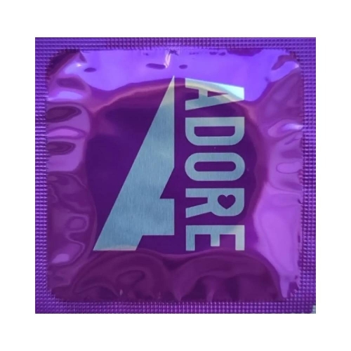 Презерватив суперпрочный из натурального латекса Pasante Adore Ribbed Pleasure 52 мм 1 штука - 1