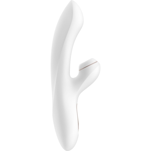Вибратор-кролик с вакуумной стимуляцией клитора белый Satisfyer Pro + Plus G-Spot Rabbit - 6