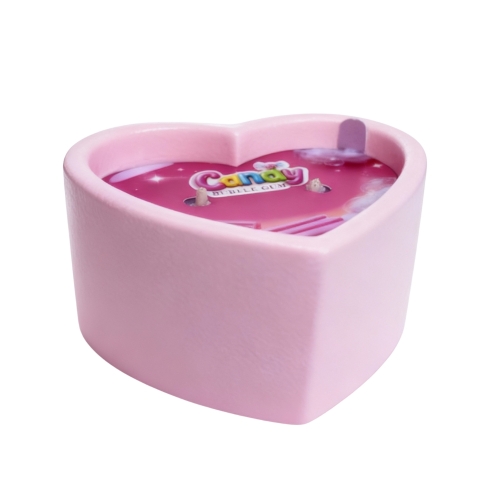 Масажна свічка у формі серця з ароматом жуйки Candy Bubble Gum 70 мл - 14