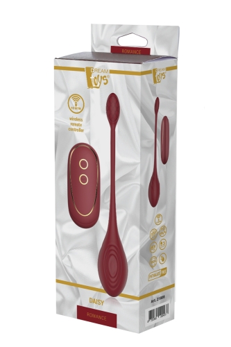 Виброяйцо на пульте ДУ красное Dream Toys Romance Daisy - 2