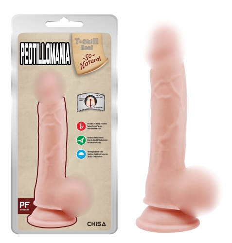 Фалос на присоску реалістичний бежевий CHISA Peotillomania Flesh - 1