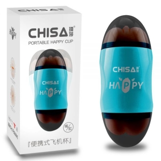 Мастурбатор анус та рот для чоловіків тілесного кольору Chisa Happy Cup Mouth &amp;amp; Ass Masturbator