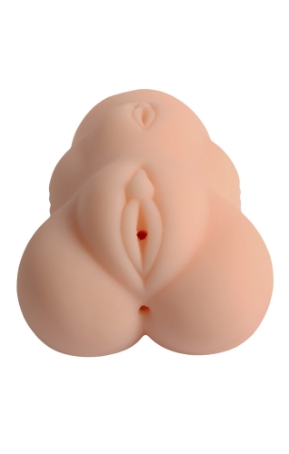 МАСТУРБАТОР вагіна та анус без вібрації тілесного кольору XISE Mesa Pussy S - 3