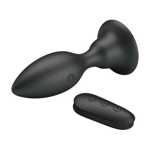 Анальний стимулятор з вібрацією чорний MR PLAY VIBRATING ANAL PLUG - 4