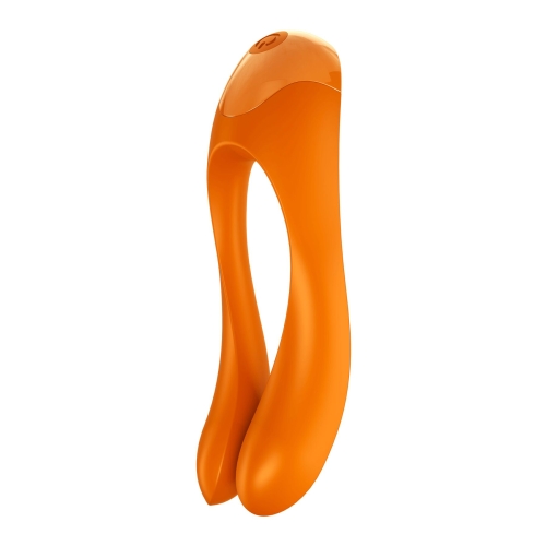 Вібратор на палець Satisfyer (Сатісфаер) Помаранчевий Candy Cane - 3