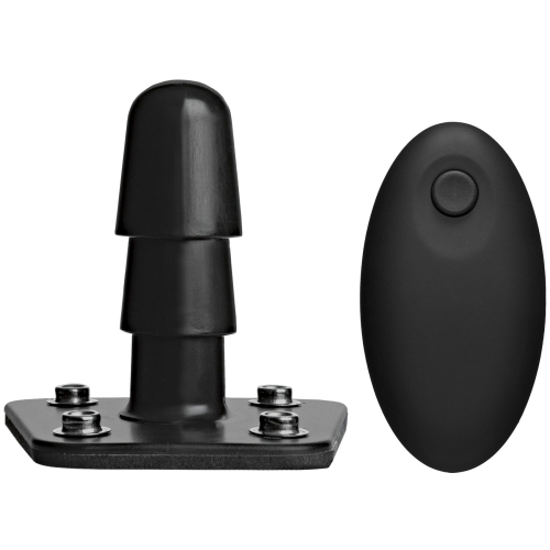 Набор для страпона насадки и трусики двойной плотности Doc Johnson Vac U Lock VIBRATING ULTRASKYN Set - 4