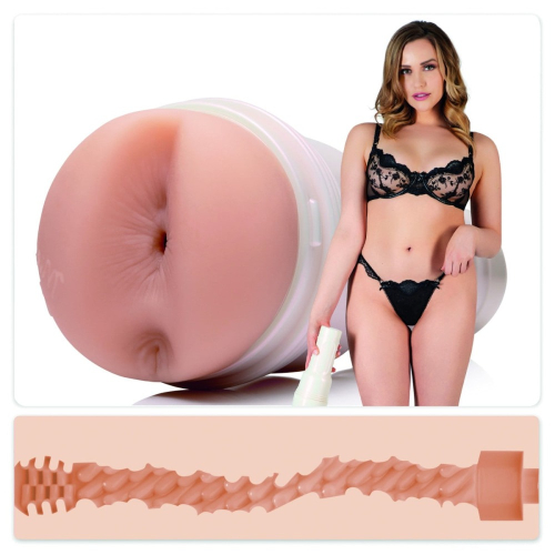 Мастурбатор в колбе анус порноактрисы Мии Малковой бежевого цвета Fleshlight - 1