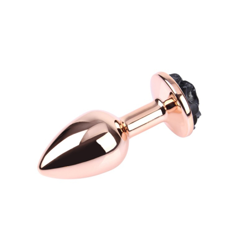 Анальна пробка зі стразиком у вигляді трояндочки Evil Rose Anal Plug Smal - 2