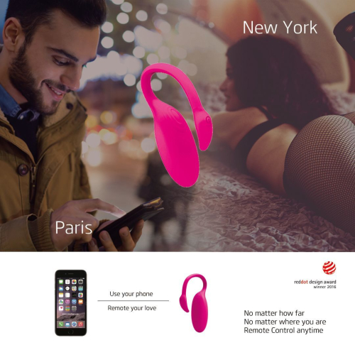 Смарт-виброяйцо для точки G и клитора Magic Motion Flamingo ПОЛНОЕ СМАРТФОН УПРАВЛЕНИЕ умное управление - 7
