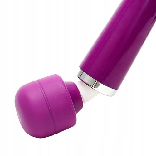 Вібромасажер Ванд у формі мікрофона чорного кольору Boss series Magic Massager Wand Cable - 3