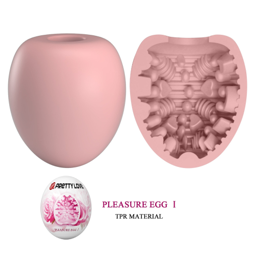 Мастурбатор яйце рожевого кольору Lybaile Pretty Love Pleasure Egg I - 2