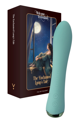 Вібратор вагінальний силіконовий зеленого кольору FairyGasm WowGenie - 1