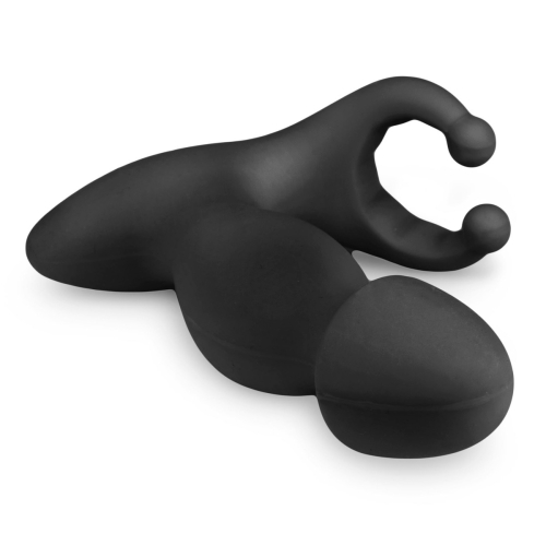 Вібратор для простати силіконовий чорного кольору EasyToys Pounding Pete Zwart - 2