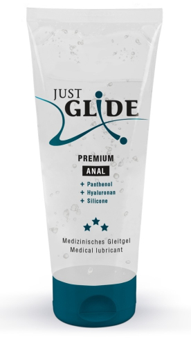 Веганський анальний лубрикант на силіконовій основі Just Glide Premium Anal 200 мл - 1