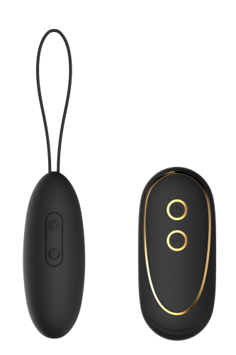 Виброяйцо вагинальное черного цвета с дистанционным управлением Dream Toys Elite Elize - 1