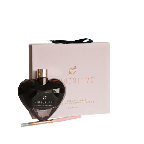 Фарба для тіла HighOnLove Chocolate Body Paint (100 мл) - 1