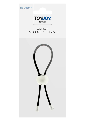 Петля на пенис эректильная Toy Joy Power X Ring черная - 1