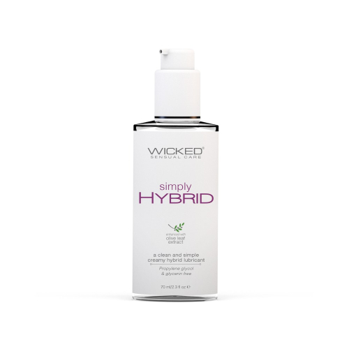 Лубрикант на водно силиконовой основе Wicked Sensual Care Simply hybrid 70 мл - 1