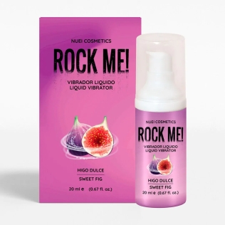 Жидкий вибратор со вкусом сладкого инжира Nuei ROCK ME! 20 мл