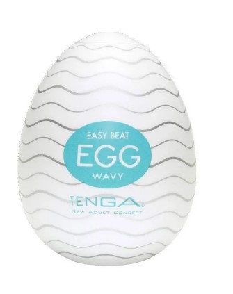 Мастурбатор яйцо без вибрации белого цвета Tenga Egg Wayy - 5