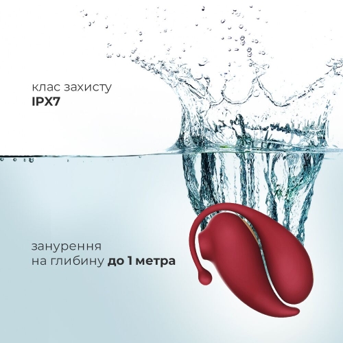 Виброяйцо и вакуумный клиторальный стимулятор с управлением со смартфона Adrien Lastic Inspiration - 5