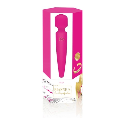Вібромасажер Ванд для стимуляції інтимних місць малиновий Rianne s Bella Mini Wand - 5