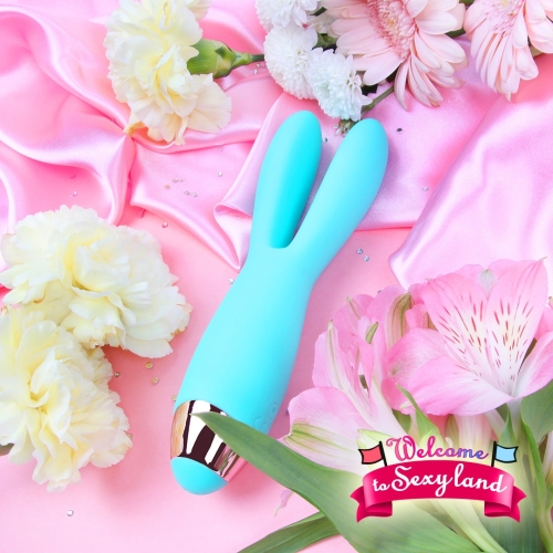 Вібратор з заячими вушками для клітора Вагіни ануса Welcome to sexy land - 6