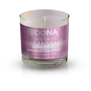 Масажна Свічка з ароматом пристрасть DONA Scented 135 гр