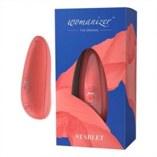 Бесконтактный стимулятор для клитора коралловый Womanizer Starlet 2 