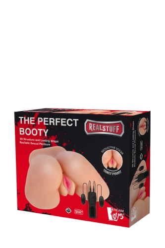 3D Мастурбатор с вибрацией в позе доги стайл вагина попа REALSTUFF THE PERFECT BOOTY - 2