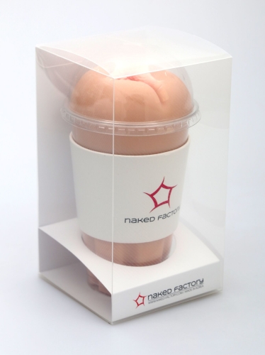 Мастурбатор-анус сквозной в колбе телесный Naked Factory Cup Sleeve A-1 - 2