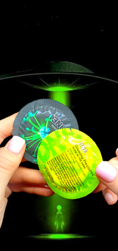 Презерватив светится в темноте 1 шт One Glowing Pleasures - 1