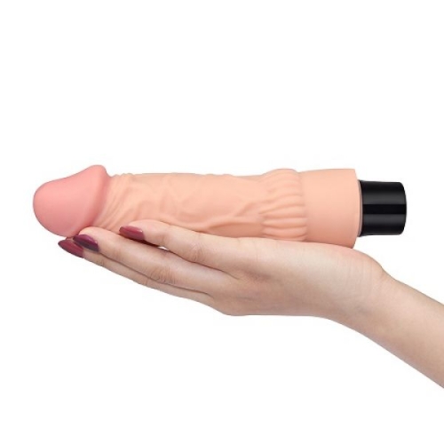 Вибратор реалистичный телесный из кибер-кожи Lovetoy - 2