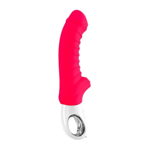 Вибратор для точки G Fun Factory TIGER india red, ребристый, подходит для анальной стимуляции - 1
