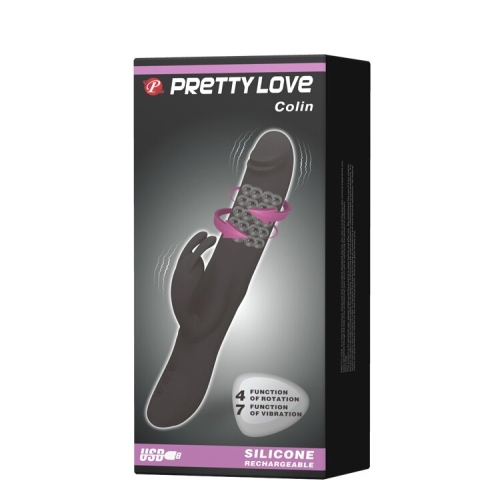 Вибратор со стимуляцией клитора PRETTY LOVE COLIN - 10