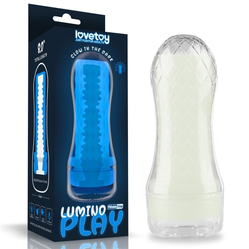 Мастурбатор Ребристый для члена Lovetoy Lumino Play - 1