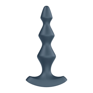 Анальный 12/3,2 см стимулятор-бусины с двумя моторами Satisfyer Lolli-Plug 1 (dark teal) Пробка Лолли