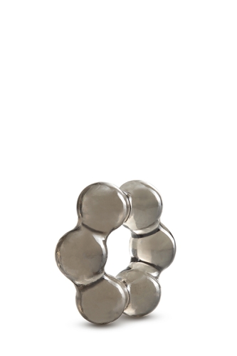 Кільце ерекційне STAY HARD THICK BEAD COCK RING BLACK - 3