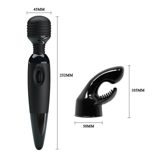 Вибромассажер для клитора SENSUAL MASSAGER со сменной насадкой BW-055011 - 5