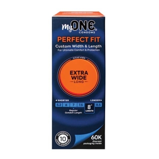 Презервативи зі збільшеними розмірами MyONE Extra Wide &amp;amp; Long 10 штук