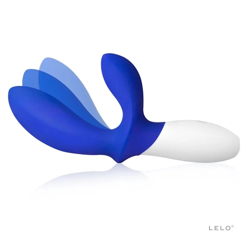 Вибромассажер простаты с 2 моторами синего цвета LELO Loki Wave Federal - 2
